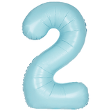 Unique 34 inch Light Blue Helium Inflated Balloon