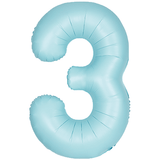 Unique 34 inch Light Blue Helium Inflated Balloon
