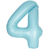 Unique 34 inch Light Blue Helium Inflated Balloon