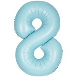 Unique 34 inch Light Blue Helium Inflated Balloon
