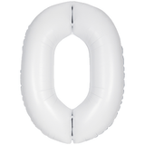 Unique 34 inch White Helium Inflated Balloon