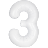 Unique 34 inch White Helium Inflated Balloon
