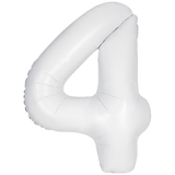 Unique 34 inch White Helium Inflated Balloon