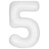 Unique 34 inch White Helium Inflated Balloon