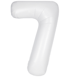 Unique 34 inch White Helium Inflated Balloon