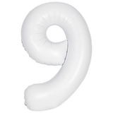 Unique 34 inch White Helium Inflated Balloon