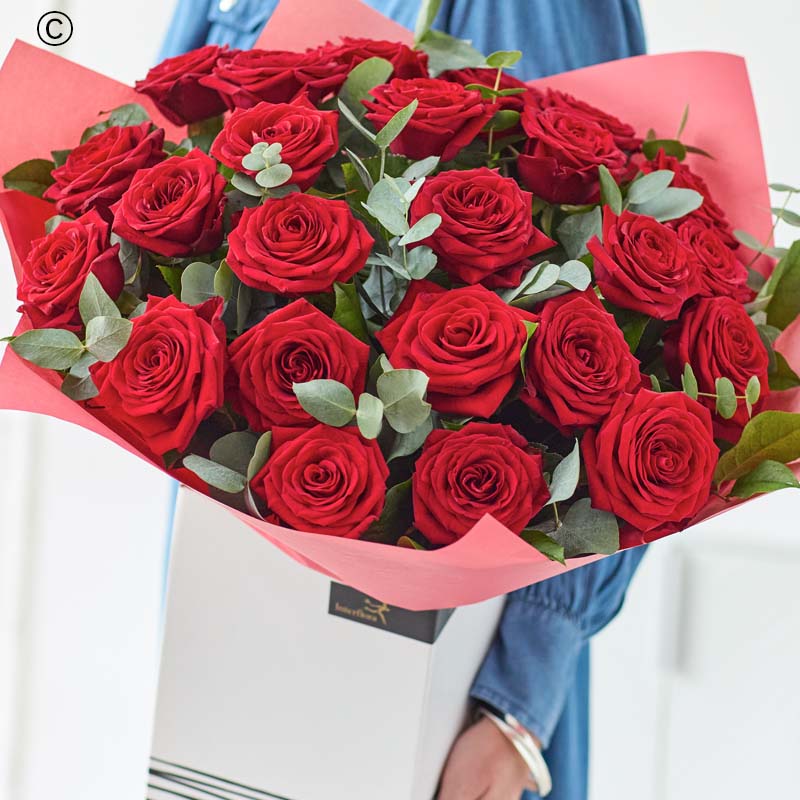 24 Luxury Red Roses Bouquet