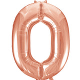 Unique 34 inch Rose Gold Helium Inflated Balloon