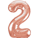 Unique 34 inch Rose Gold Helium Inflated Balloon