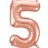 Unique 34 inch Rose Gold Helium Inflated Balloon