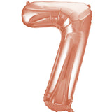 Unique 34 inch Rose Gold Helium Inflated Balloon