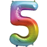 Unique 34 inch Rainbow Helium Inflated Balloon