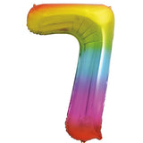 Unique 34 inch Rainbow Helium Inflated Balloon