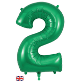 Oaktree 34 inch Green Helium Inflated Balloon