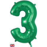 Oaktree 34 inch Green Helium Inflated Balloon