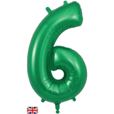 Oaktree 34 inch Green Helium Inflated Balloon