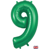 Oaktree 34 inch Green Helium Inflated Balloon