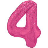 Unique 34 inch Fuchsia Helium Inflated Balloon