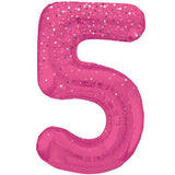 Unique 34 inch Fuchsia Helium Inflated Balloon
