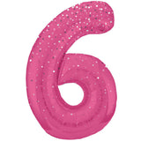 Unique 34 inch Fuchsia Helium Inflated Balloon