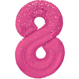Unique 34 inch Fuchsia Helium Inflated Balloon