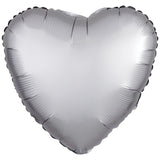 18-inch Heart Foil Helium Inflated Balloon