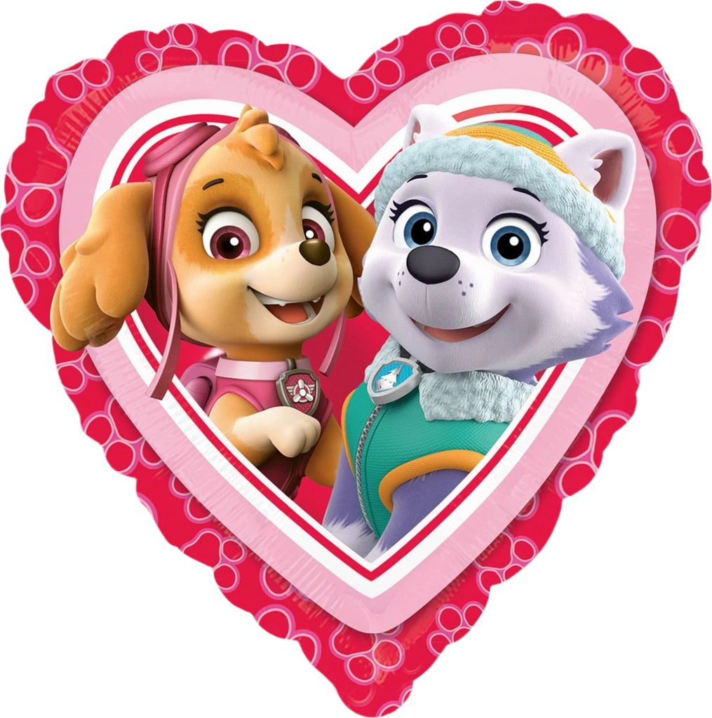 Paw Patrol Love Girl 18-inch Foil Helium Inflated Balloon