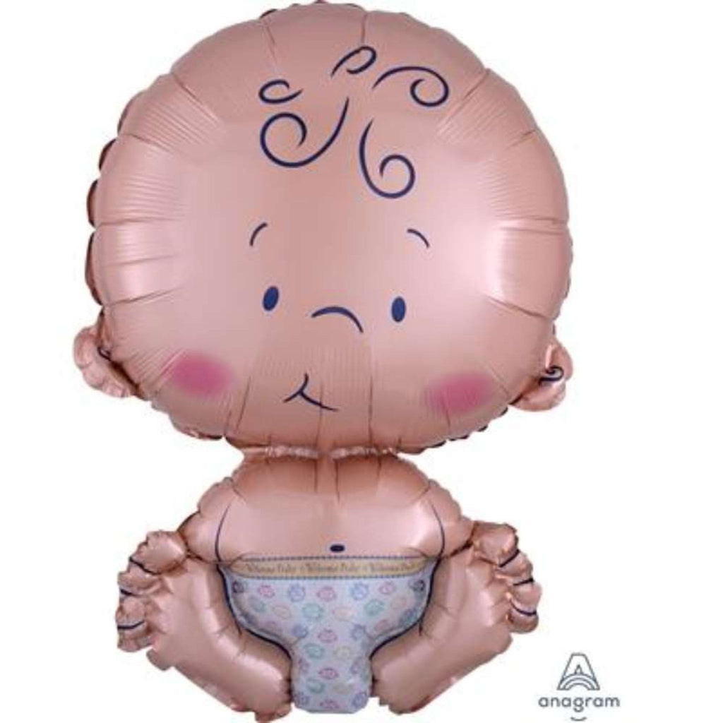 Anagram Foil Helium Inflated Balloon Welcome Baby 24"