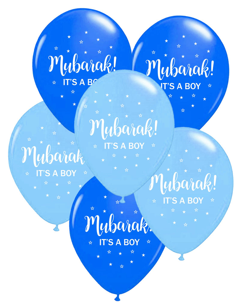 Mubarak It's A Boy Party Balloons