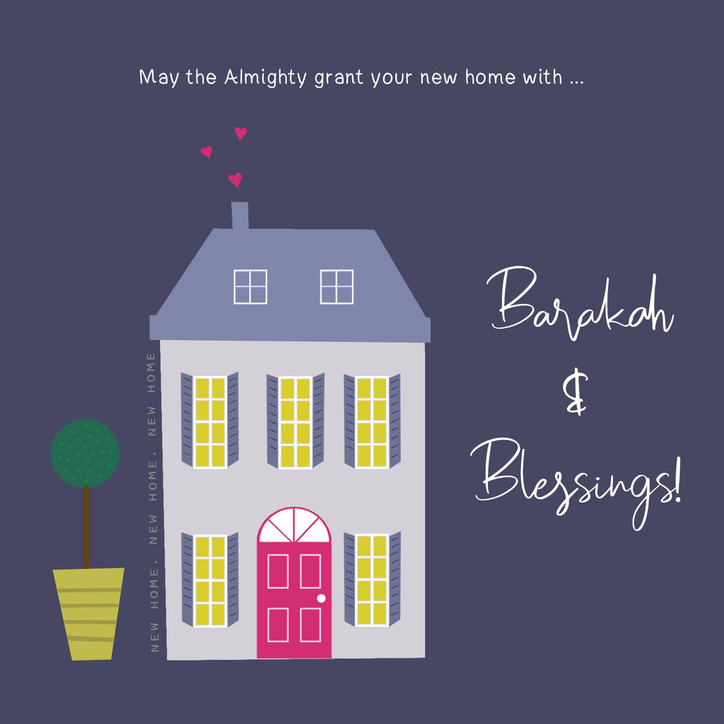 New Home - Barakah and Blessings Card