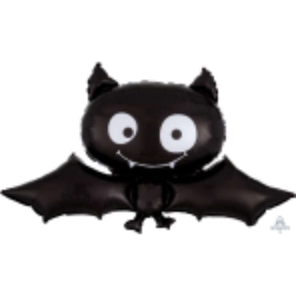 Black Bat 41" Helium Inflated Foil Balloon
