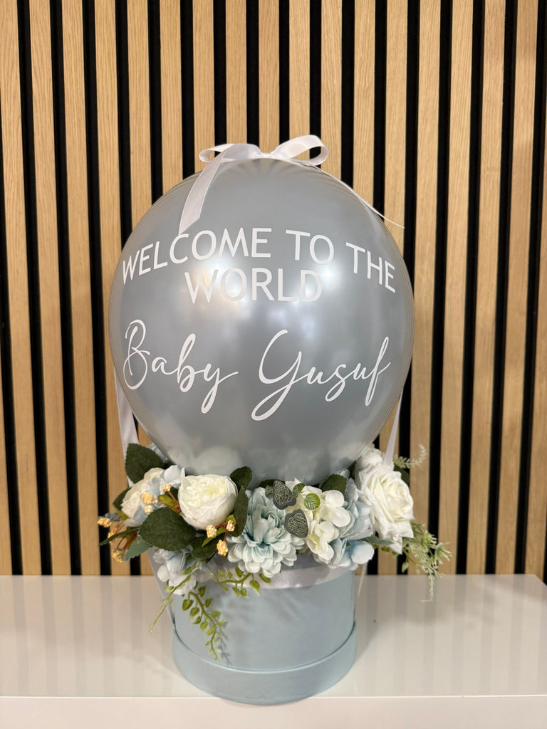 Double Bubble on Flower Hatbox