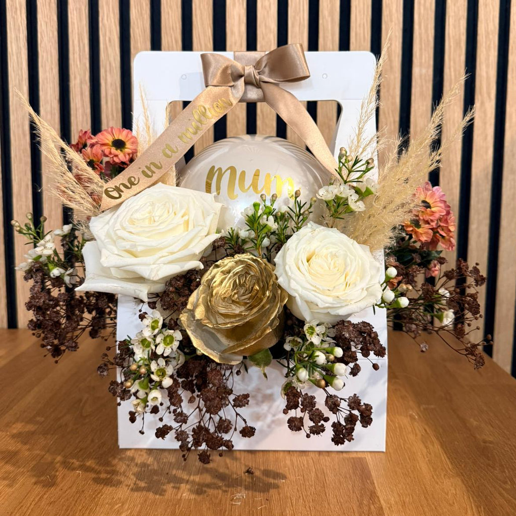 Florist Choice Mini Bobo Neutral Carry Box