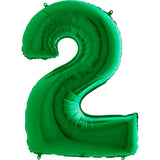 Grabo Green Helium Inflated Balloon