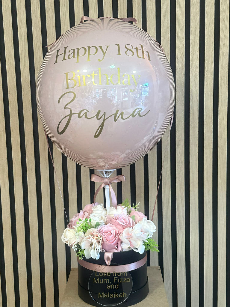 Happy Birthday Balloon Hatbox