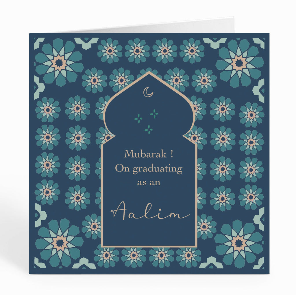 Mubarak! On graduating as an Aalim - Dark Blue - ILM 17