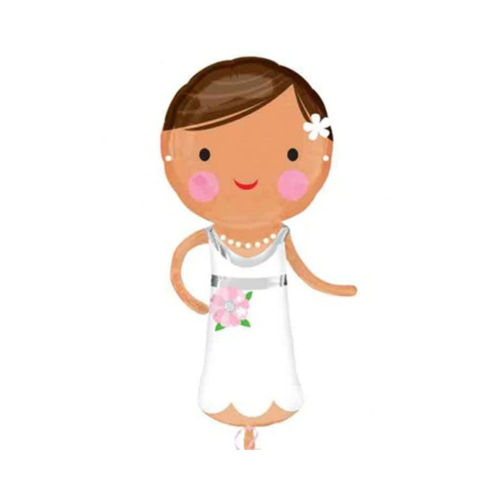 Lovely Bride 40" Wedding Helium Inflated Foil Balloon