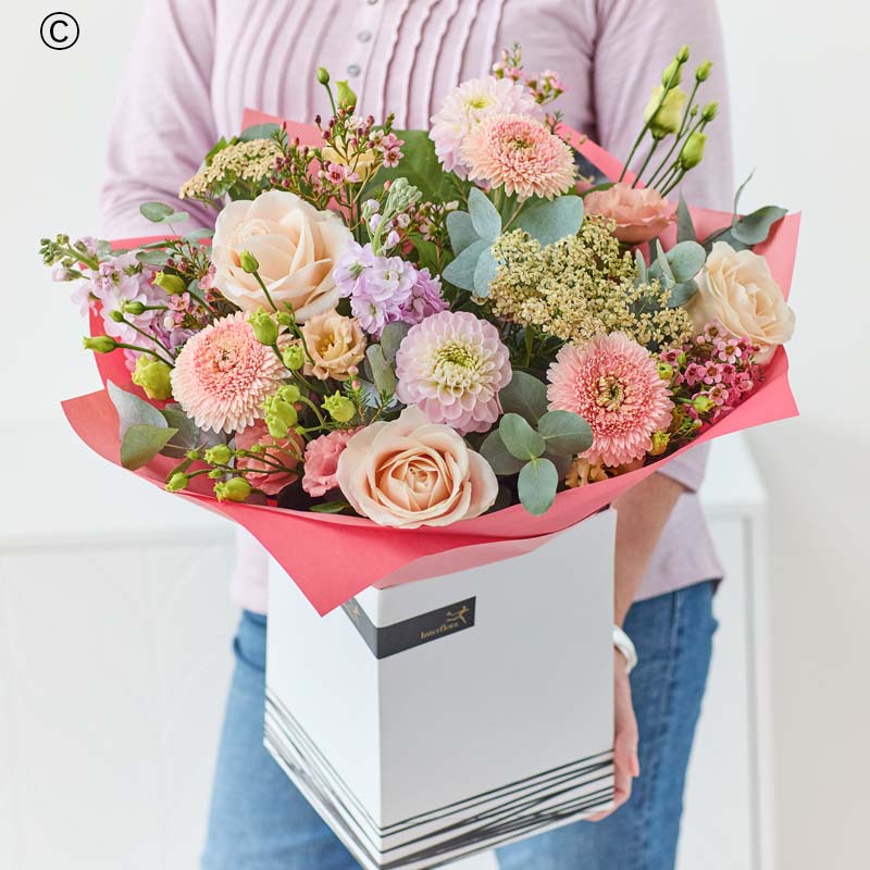Luxury Bespoke Pastel Thank You Bouquet
