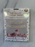 Metallic Birthday Banner 5m