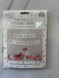 Metallic Birthday Banner 5m