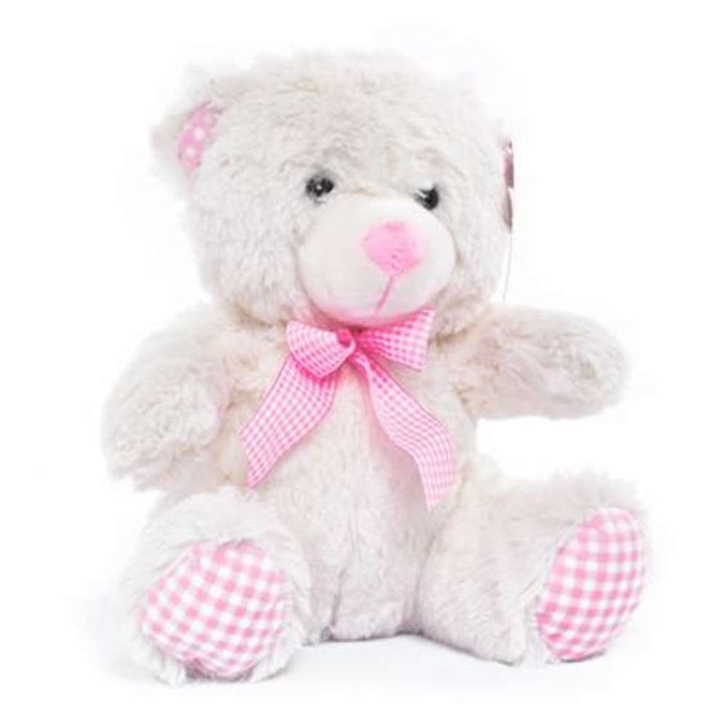 Nursery Bear 25cm Cream & Pink