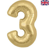 Oaktree 34 inch Gold Helium Inflated Balloon