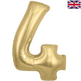 Oaktree 34 inch Gold Helium Inflated Balloon
