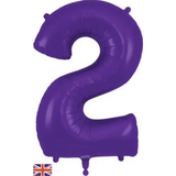 Oaktree 34 inch Purple Helium Inflated Balloon