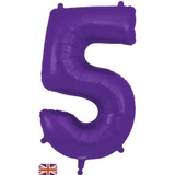Oaktree 34 inch Purple Helium Inflated Balloon
