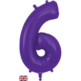 Oaktree 34 inch Purple Helium Inflated Balloon