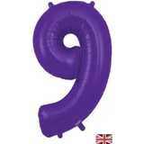 Oaktree 34 inch Purple Helium Inflated Balloon