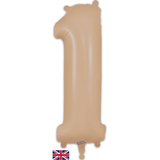 Oaktree 34 inch Beige Helium Inflated Balloon