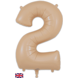 Oaktree 34 inch Beige Helium Inflated Balloon