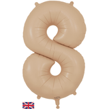 Oaktree 34 inch Beige Helium Inflated Balloon